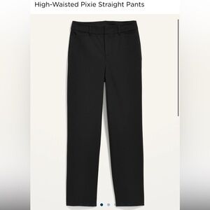 Old navy high rise pixie straight pant